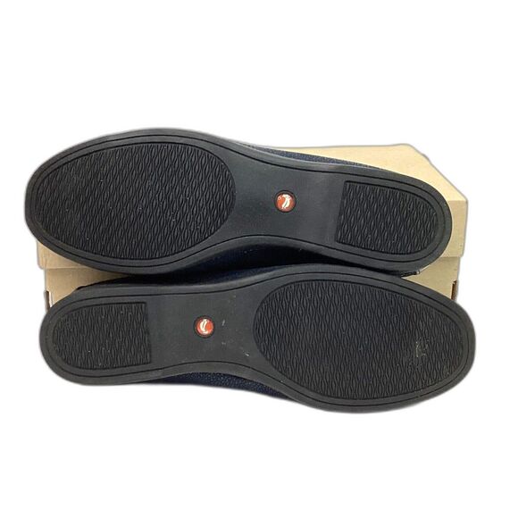 Clarks Un Darcey Cap -Women's Sz 7.5(M) Blue Sparkle Ballet Shoes - 44962 - Picture 6 of 10